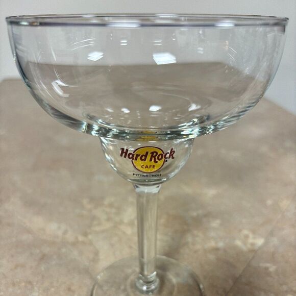 Hard Rock Cafe Pittsburgh Margarita Glass Souvenir - Picture 1 of 3